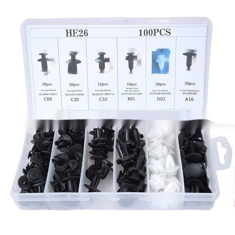 Kit Complet Réparation Pare-chocs & Garnitures – 100 Attaches + Outils
