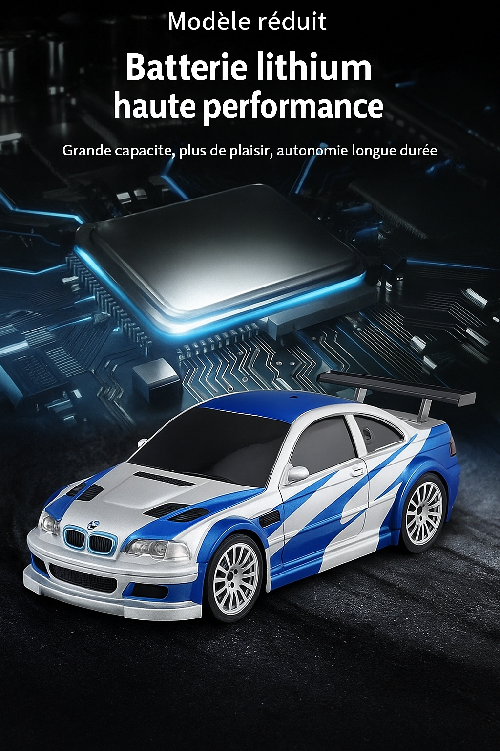 Mini RC Drift Car 4 Roues Motrices - Avec ou Sans Gyroscope