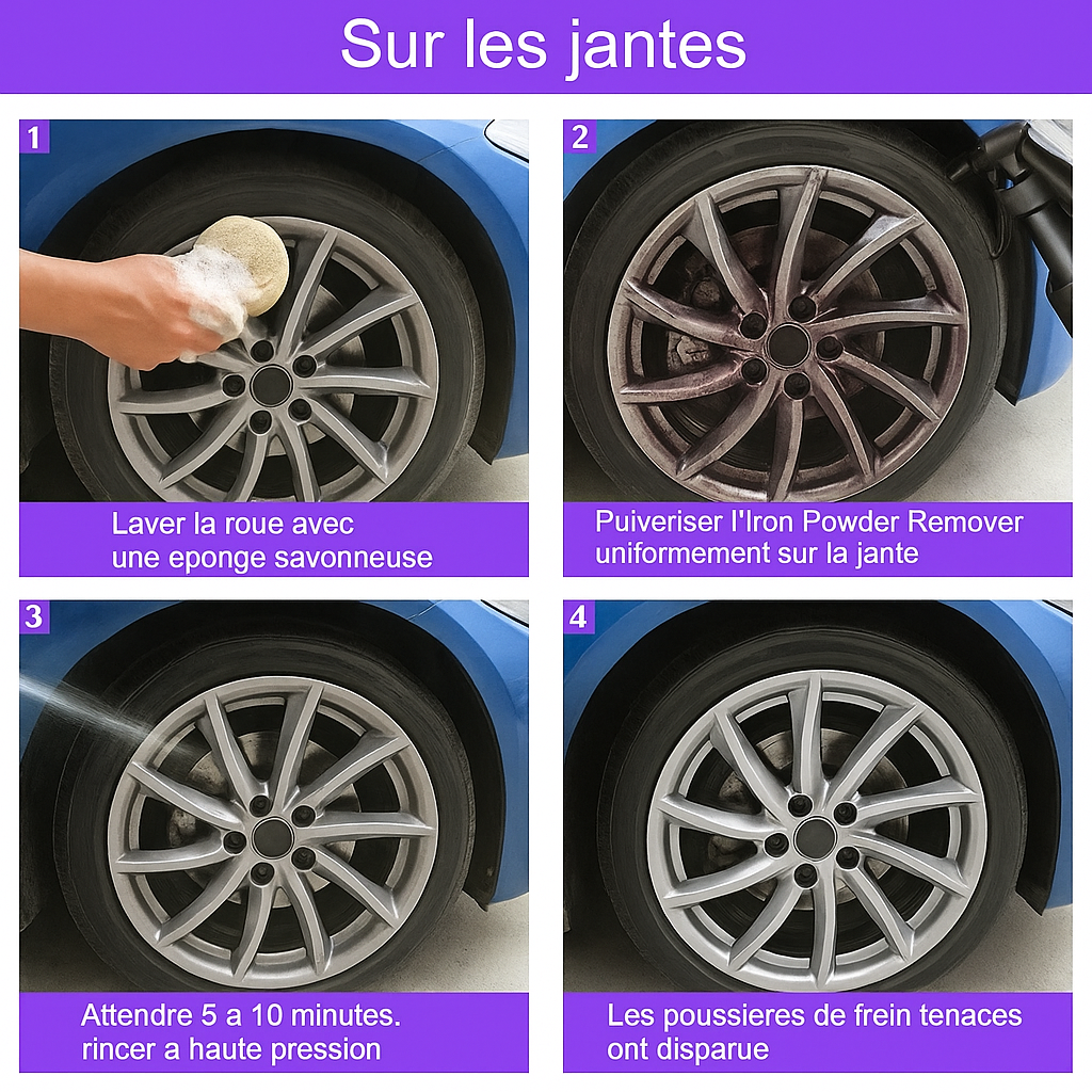 Car Iron Remover – Décontaminant Ferreux Carrosserie & Jantes