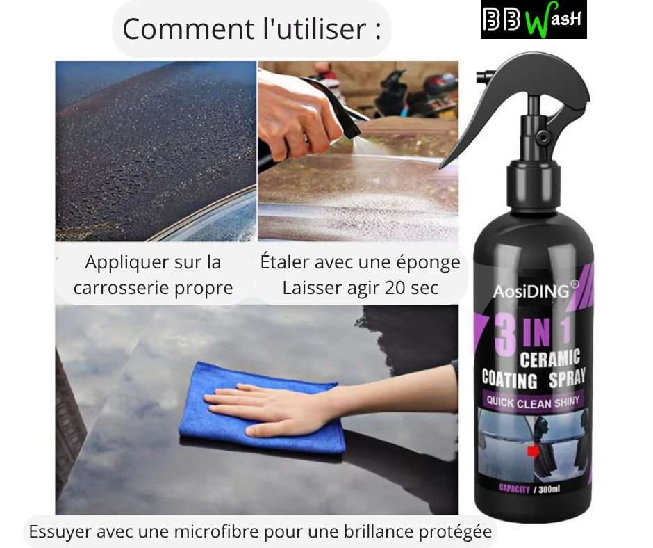 Spray Céramique – Protection Nano pour Carrosserie 100 ml