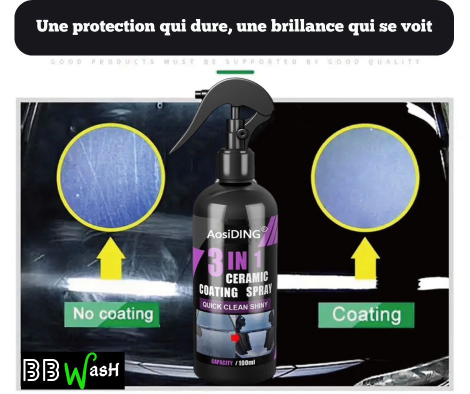 Spray Céramique – Protection Nano pour Carrosserie 100 ml