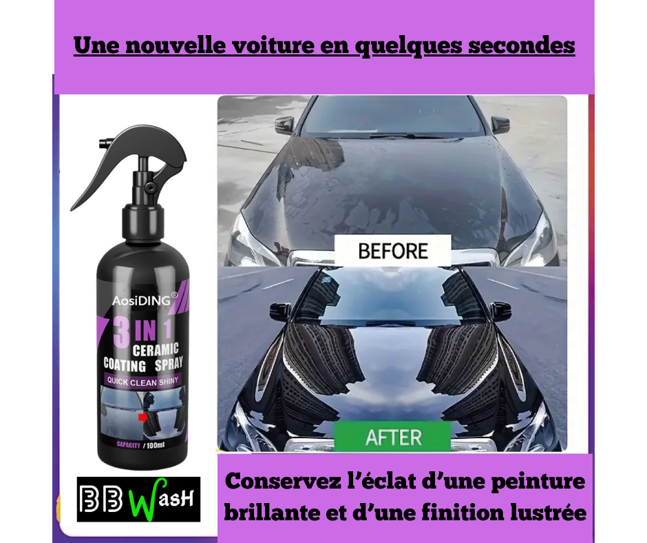 Spray Céramique – Protection Nano pour Carrosserie 100 ml