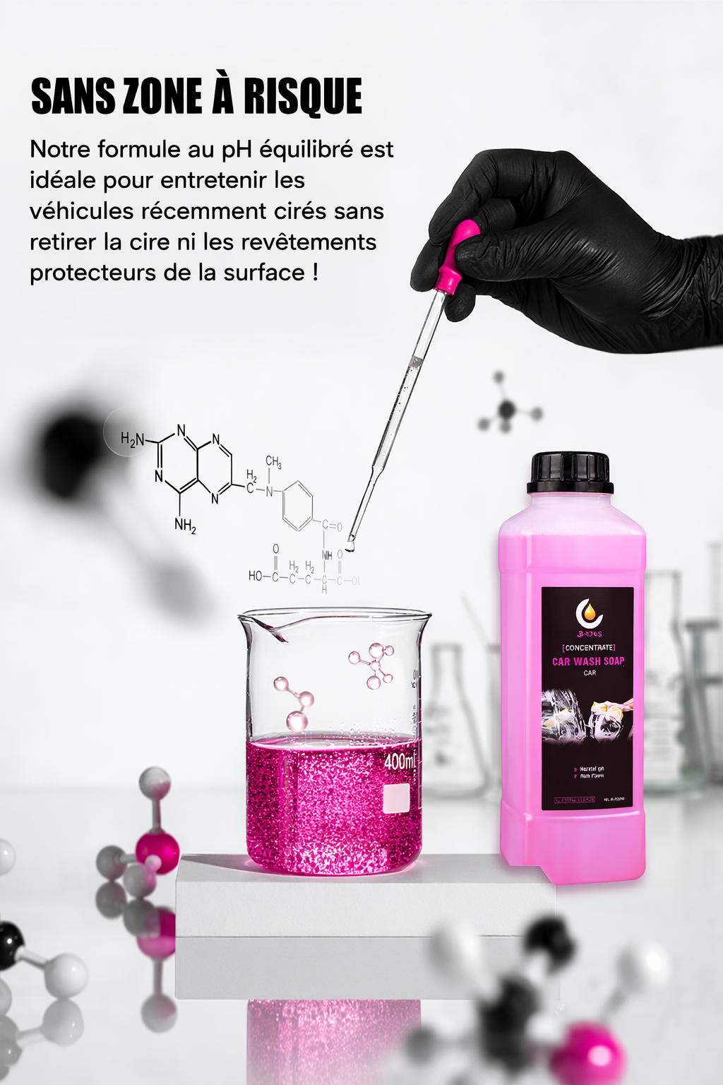Shampoing Mousse Active Lubrifiante - pH Neutre