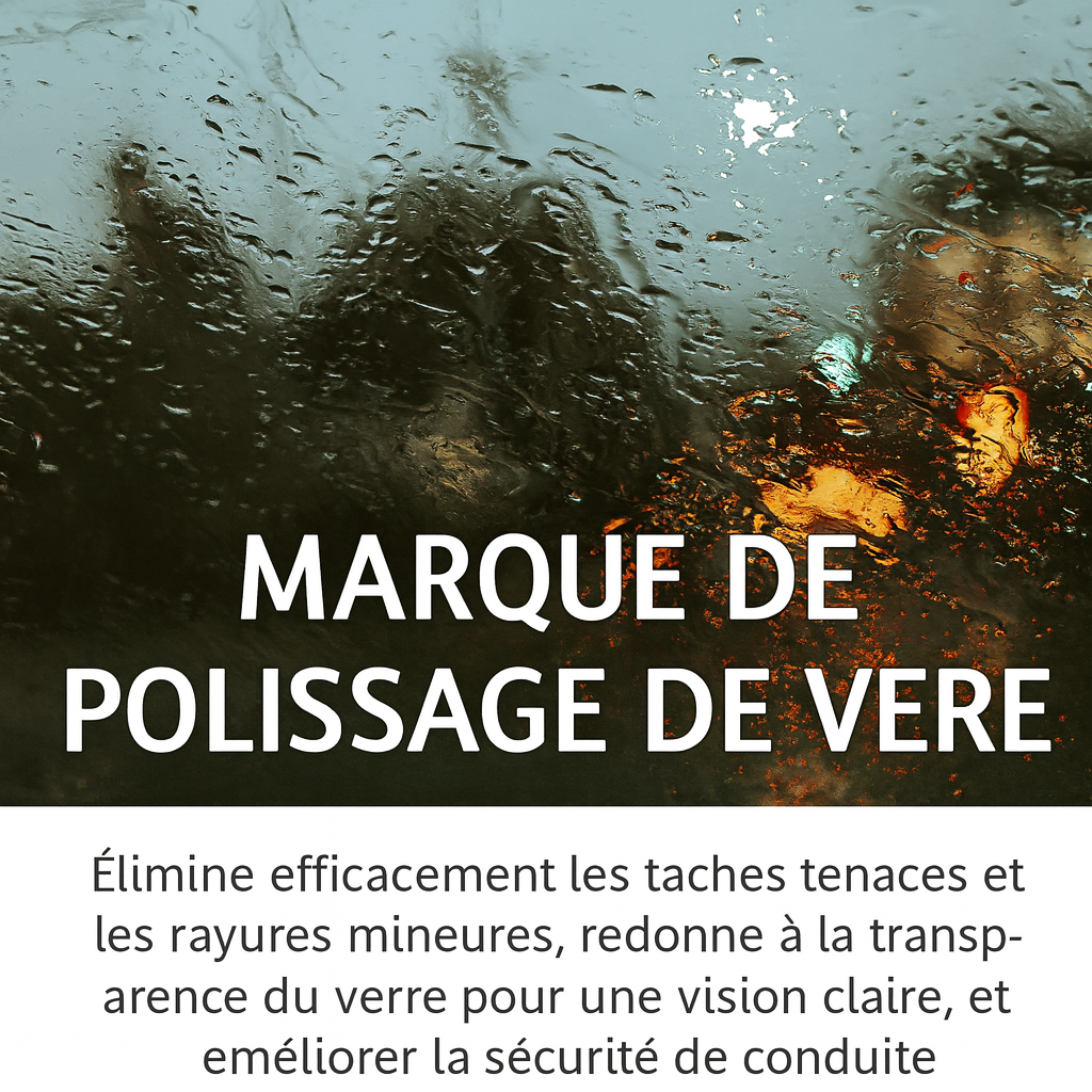 Glass Polishing Powder - Spéciale Traces de calcaire et silice