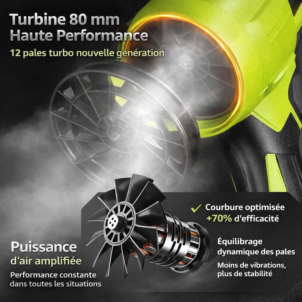 Souffleur SIEROP NL-HD-5504 21V sans charbon