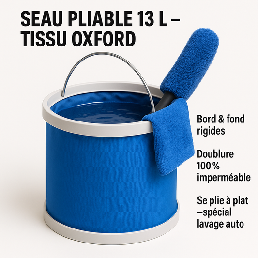 Seau pliable spécial lavage auto 11L / 13L