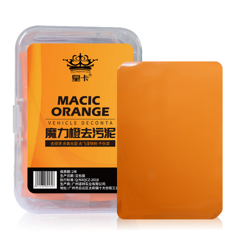 Clay Bar -  Orange Volcanic Mud 100g