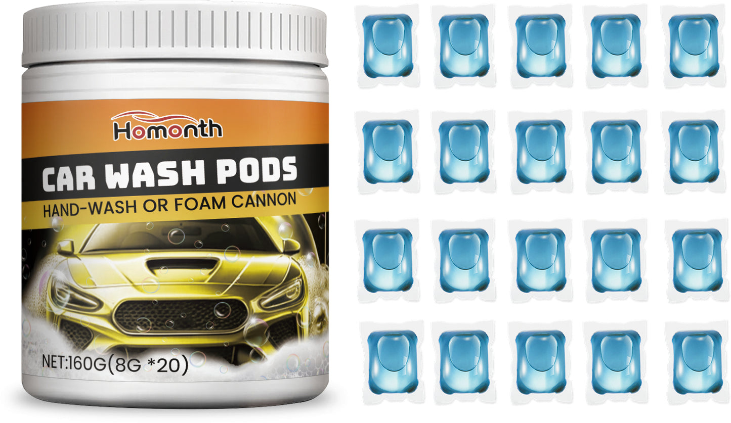 Dosettes Shampoing Auto Mousse Dense – 20 Pods